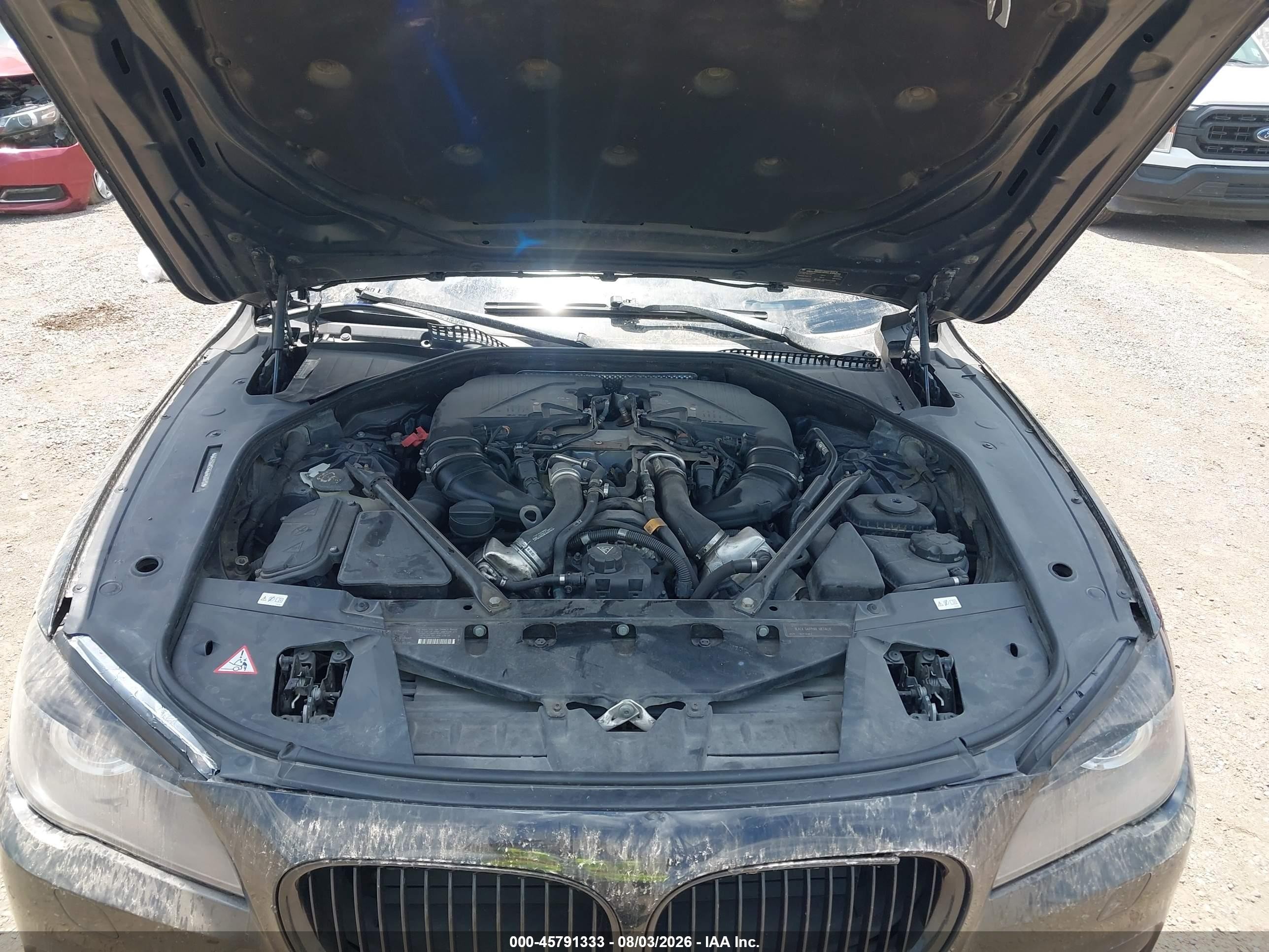 2012 Bmw 750li   Black vin: WBAKB8C59CC962872