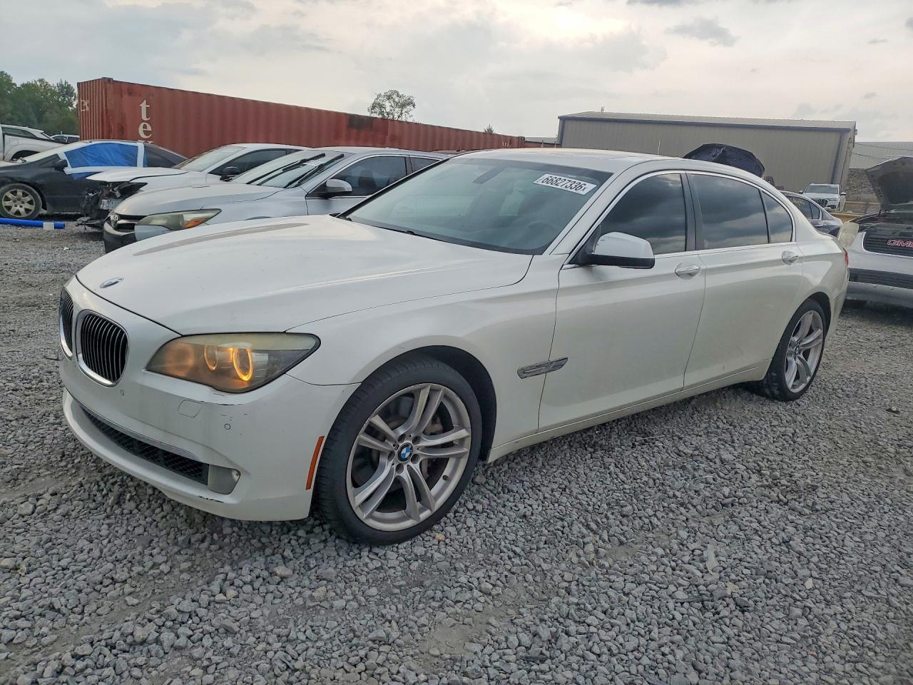 2012 Bmw 750 Li White vin: WBAKB8C59CC963973