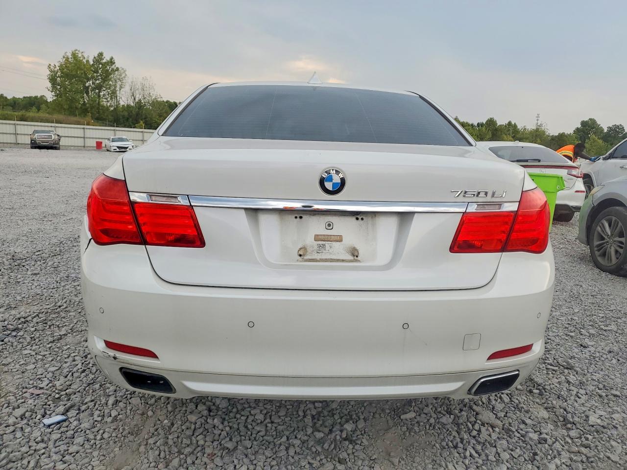 2012 Bmw 750 Li White vin: WBAKB8C59CC963973