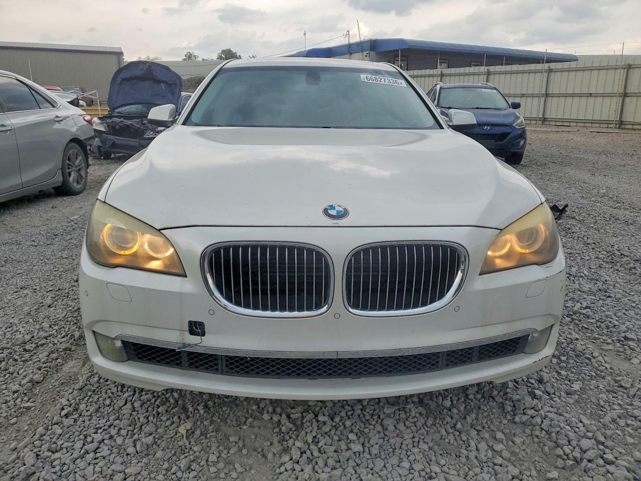 2012 Bmw 750 Li White vin: WBAKB8C59CC963973