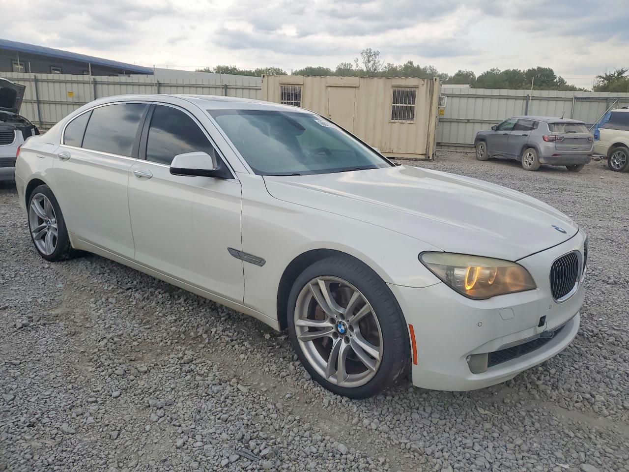 2012 Bmw 750 Li White vin: WBAKB8C59CC963973