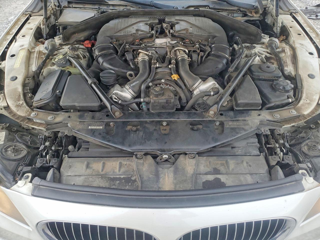 2012 Bmw 750 Li White vin: WBAKB8C59CC963973