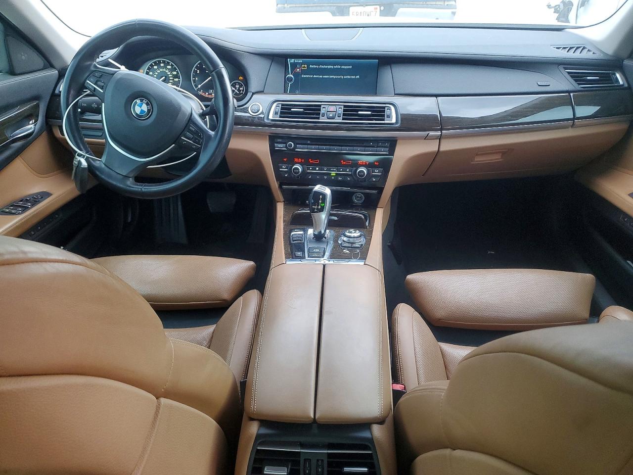 2012 Bmw 750 Li White vin: WBAKB8C59CC963973