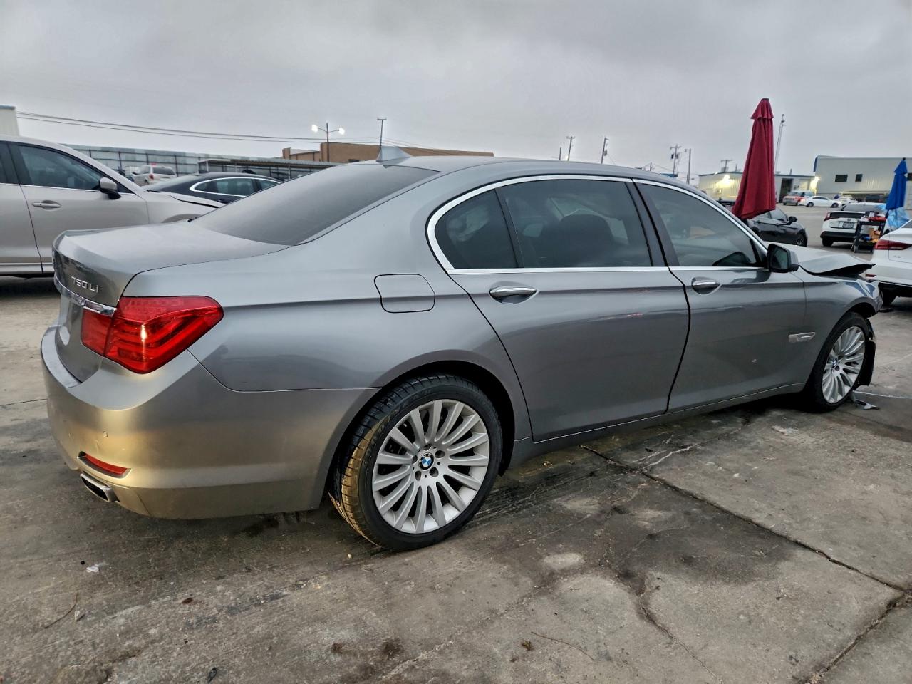 2012 Bmw 750 Li Silver vin: WBAKB8C59CDX20657