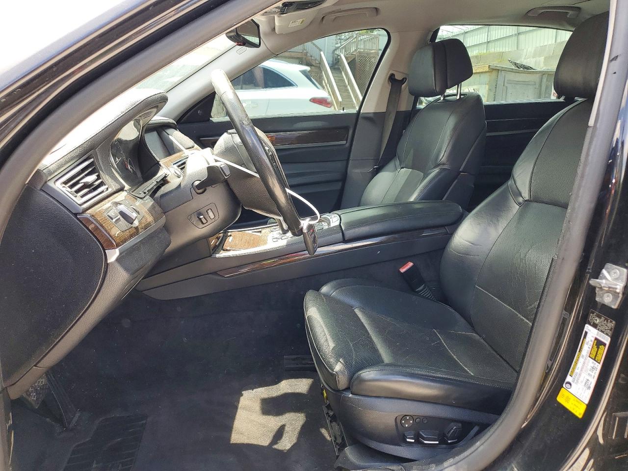2010 Bmw 750 Li Black vin: WBAKB8C5XACY62728