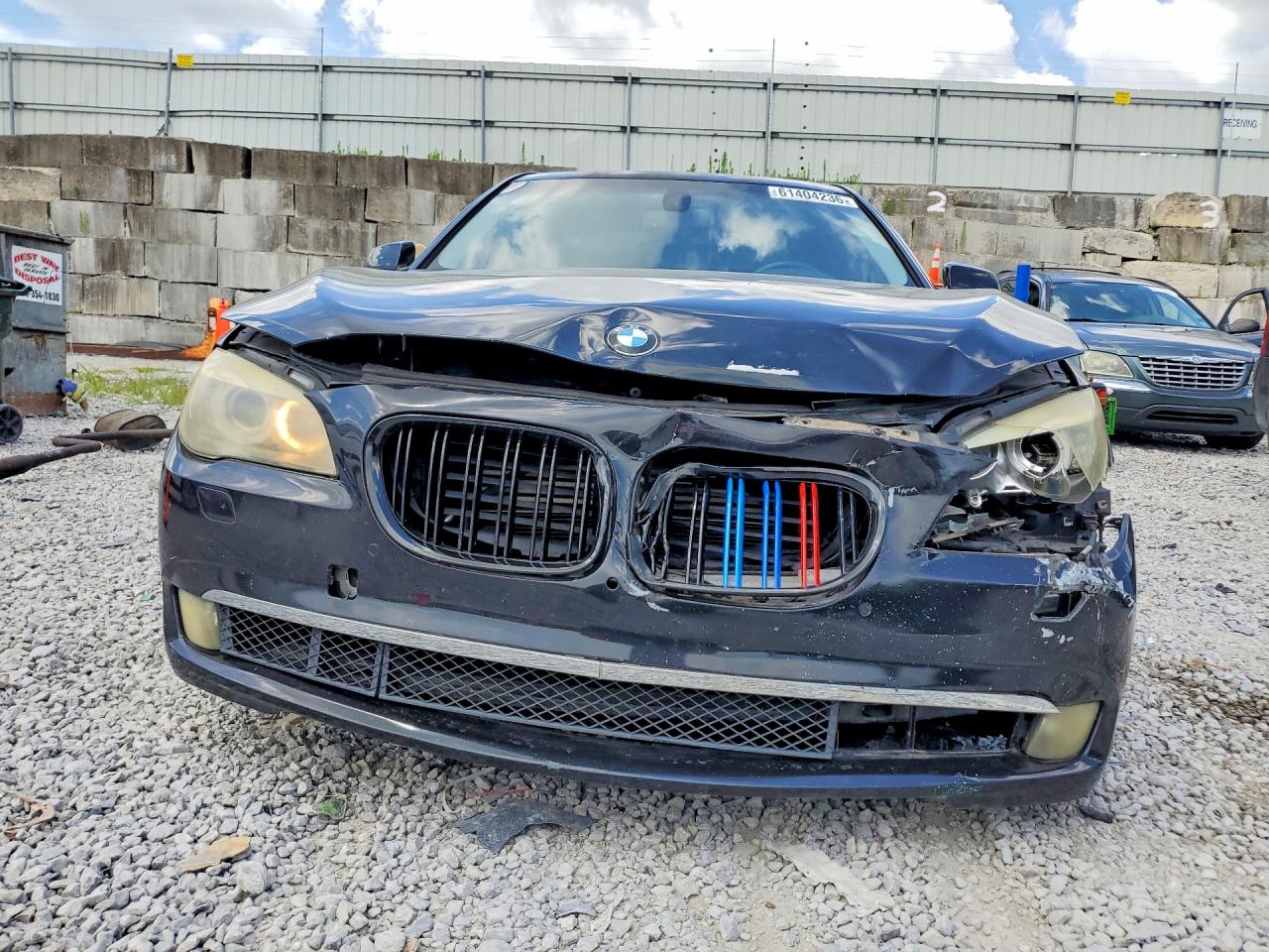 2010 Bmw 750 Li Black vin: WBAKB8C5XACY62728