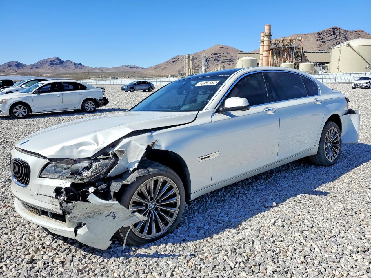 2011 Bmw 750 Li White vin: WBAKB8C5XBCY66957