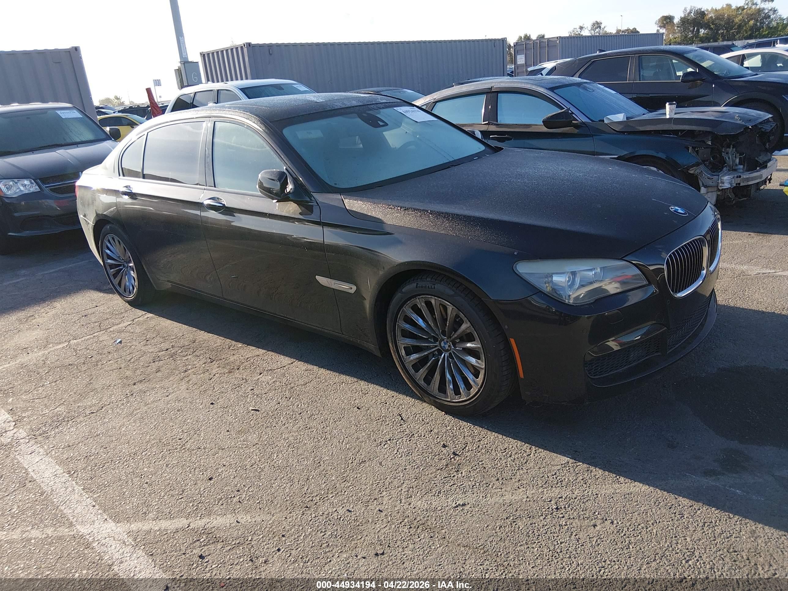 2012 Bmw 750li   Black vin: WBAKB8C5XCC852459