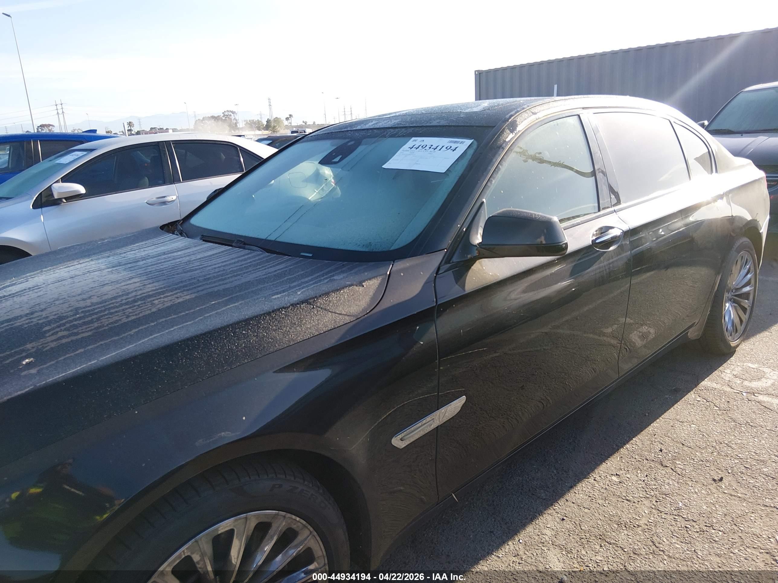 2012 Bmw 750li   Black vin: WBAKB8C5XCC852459
