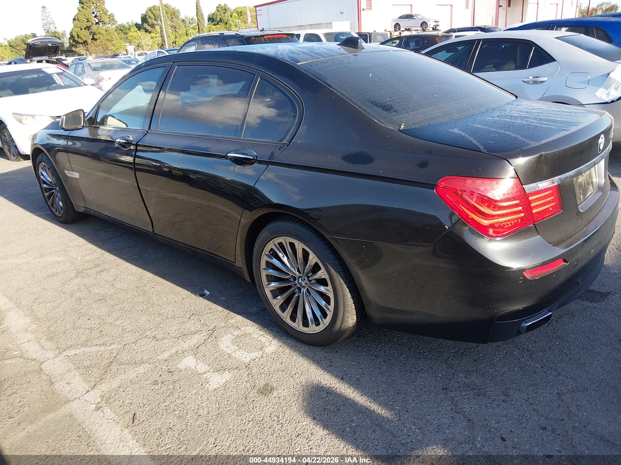 2012 Bmw 750li   Black vin: WBAKB8C5XCC852459