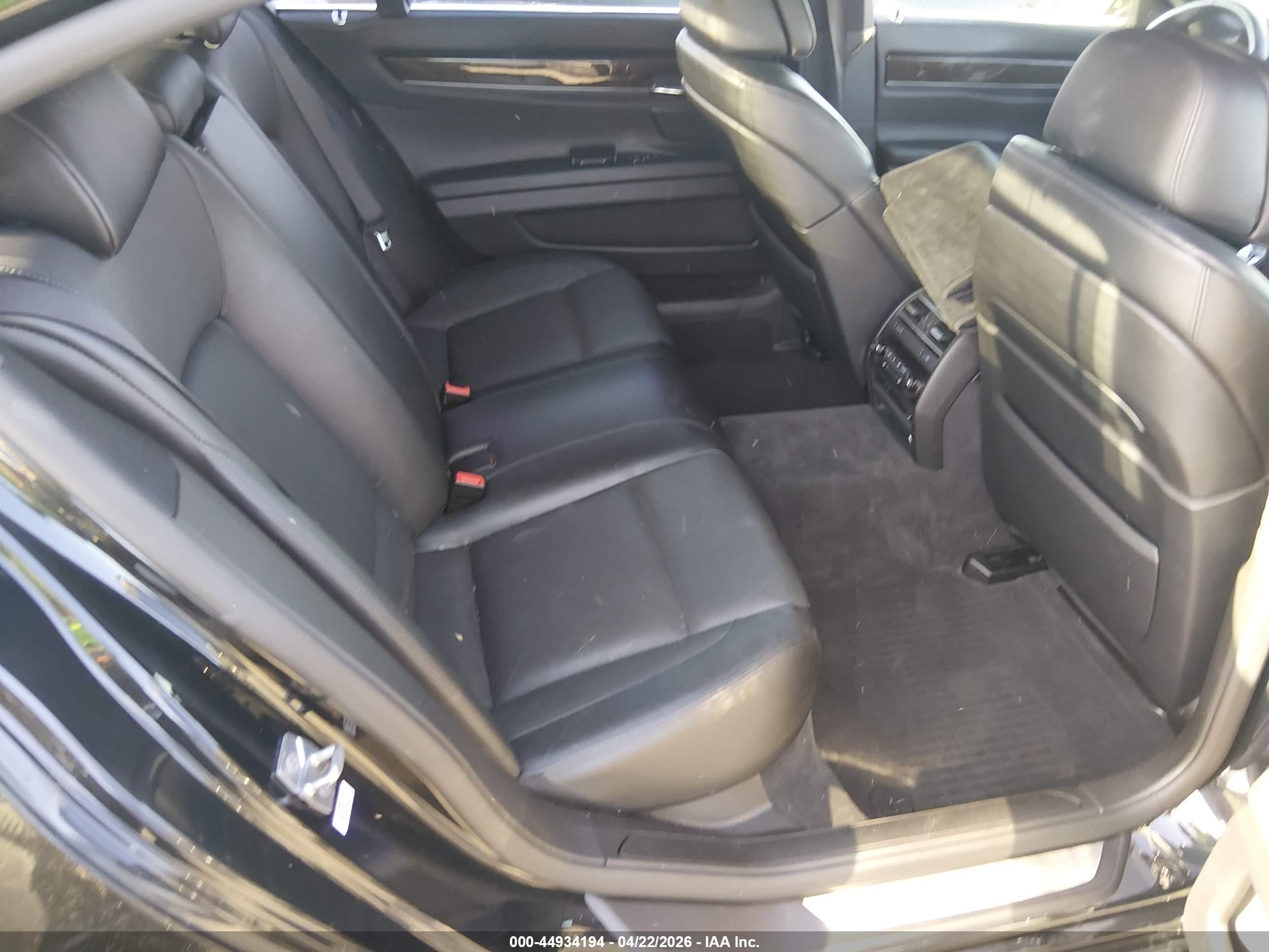 2012 Bmw 750li   Black vin: WBAKB8C5XCC852459