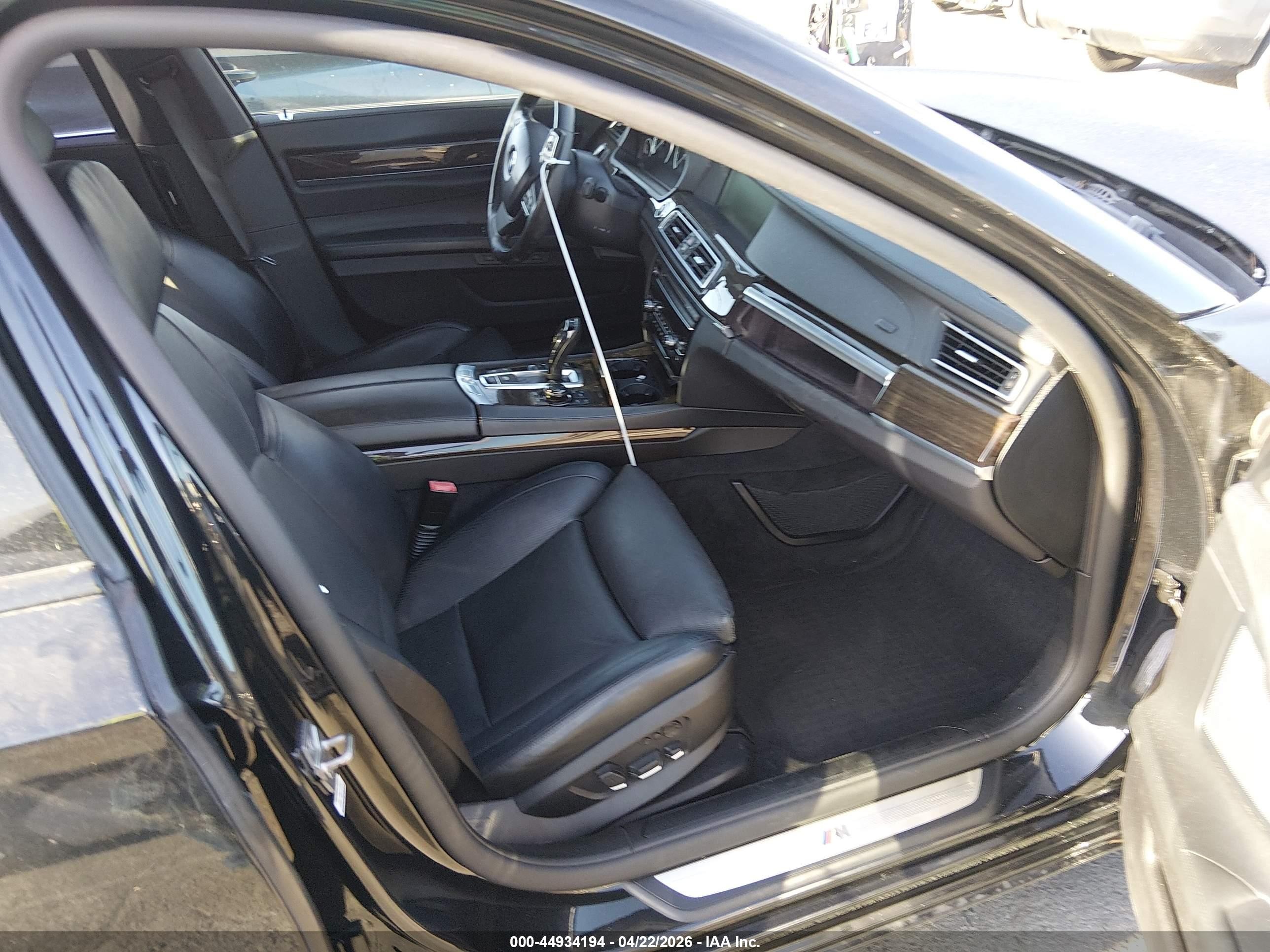 2012 Bmw 750li   Black vin: WBAKB8C5XCC852459