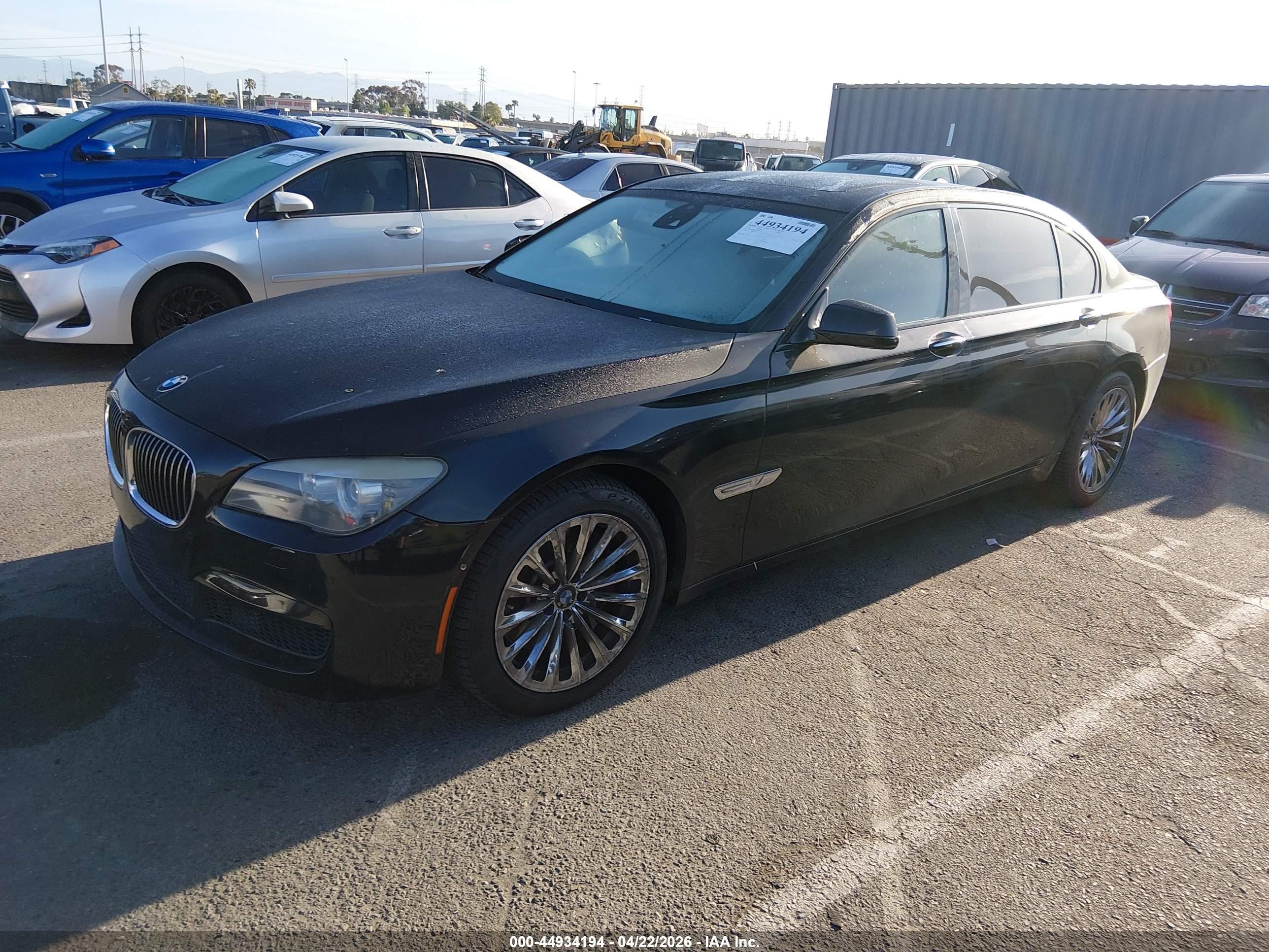 2012 Bmw 750li   Black vin: WBAKB8C5XCC852459
