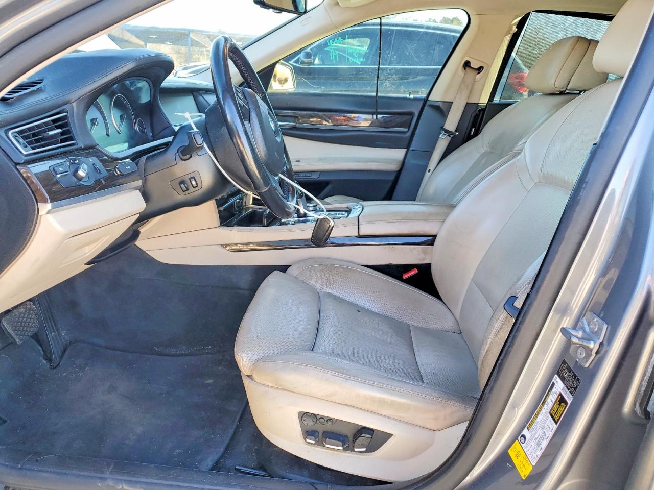 2012 Bmw 750 Li Gray vin: WBAKB8C5XCC963870