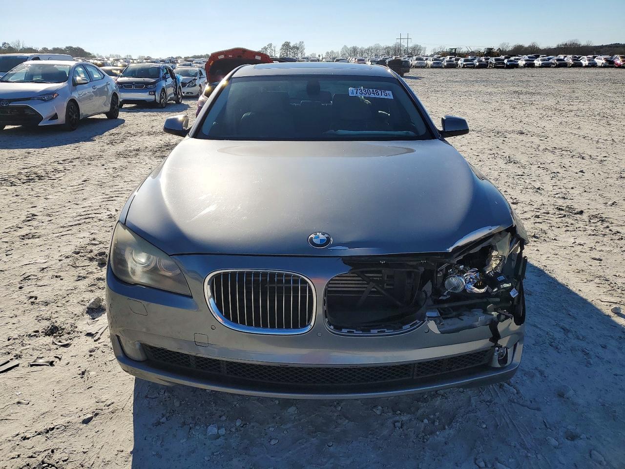2012 Bmw 750 Li Gray vin: WBAKB8C5XCC963870