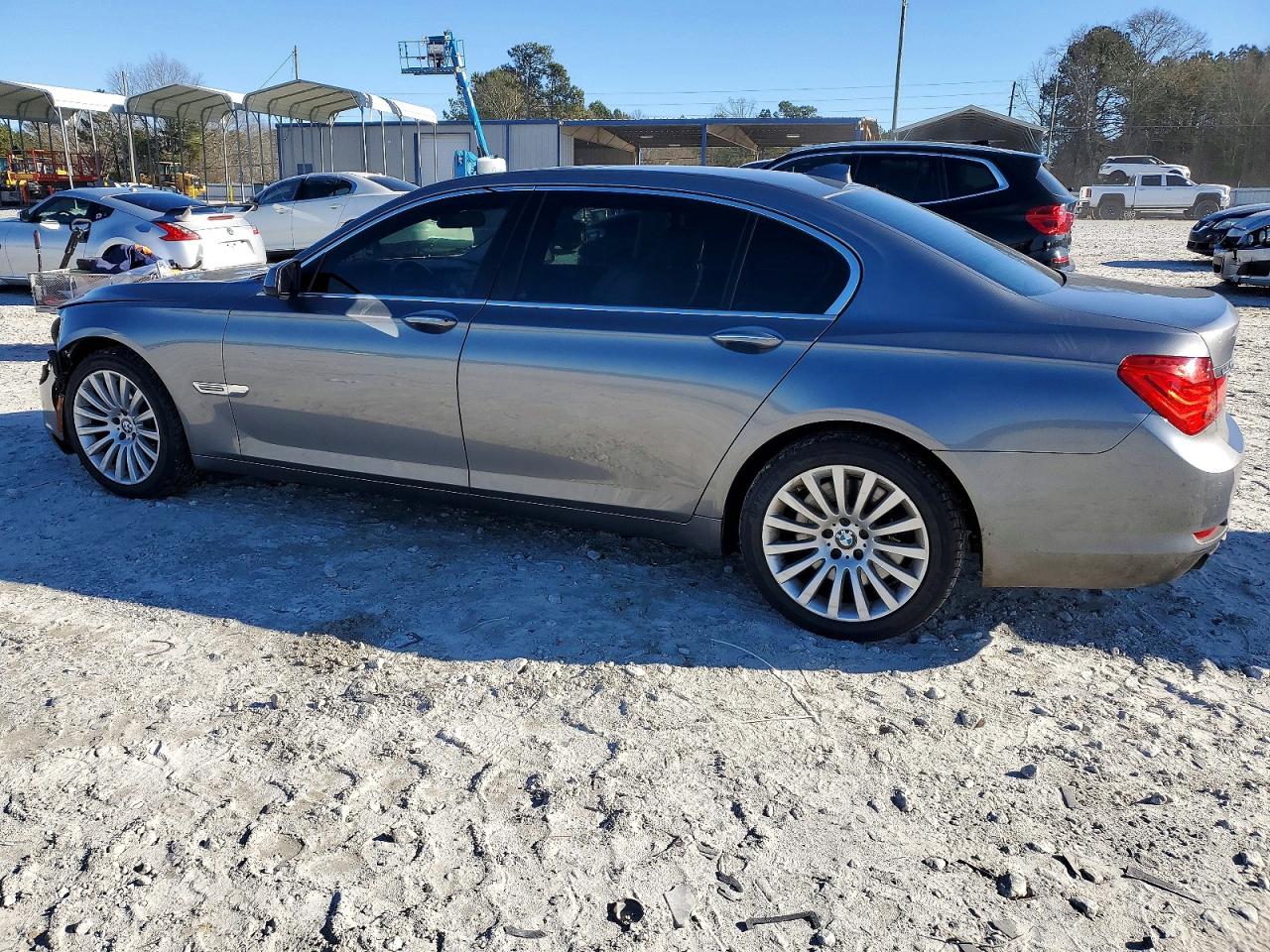 2012 Bmw 750 Li Gray vin: WBAKB8C5XCC963870