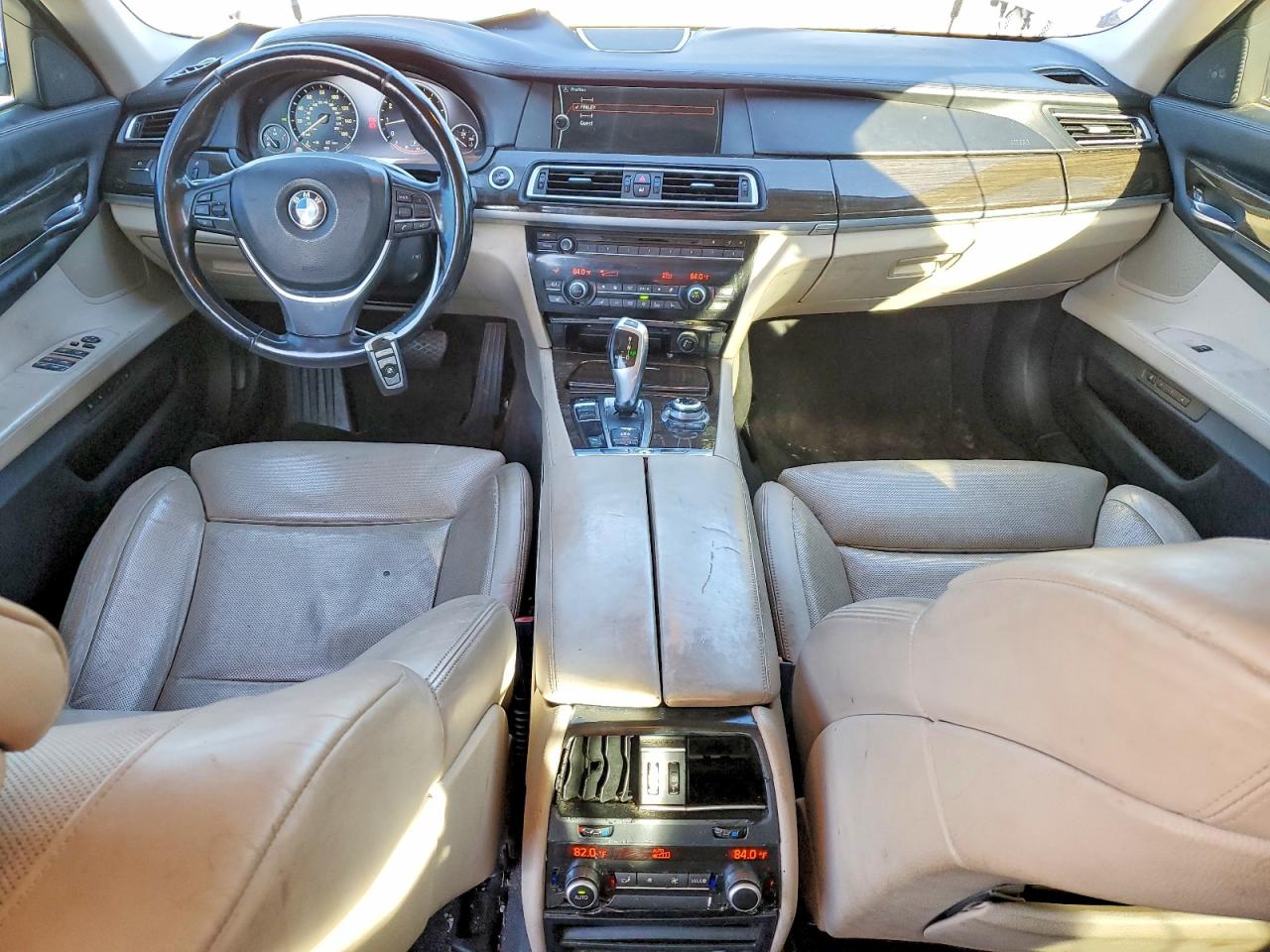 2012 Bmw 750 Li Gray vin: WBAKB8C5XCC963870