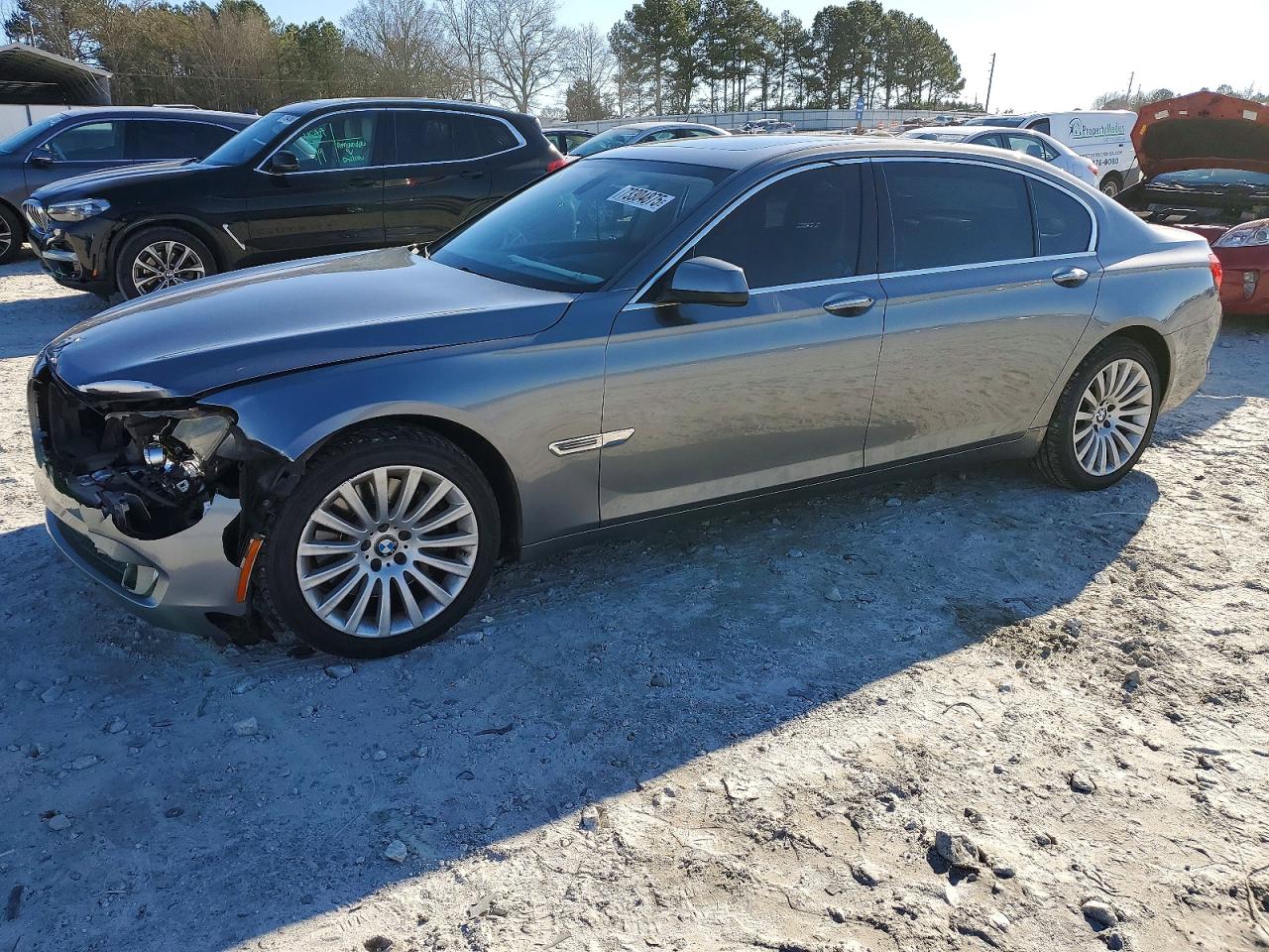 2012 Bmw 750 Li Gray vin: WBAKB8C5XCC963870