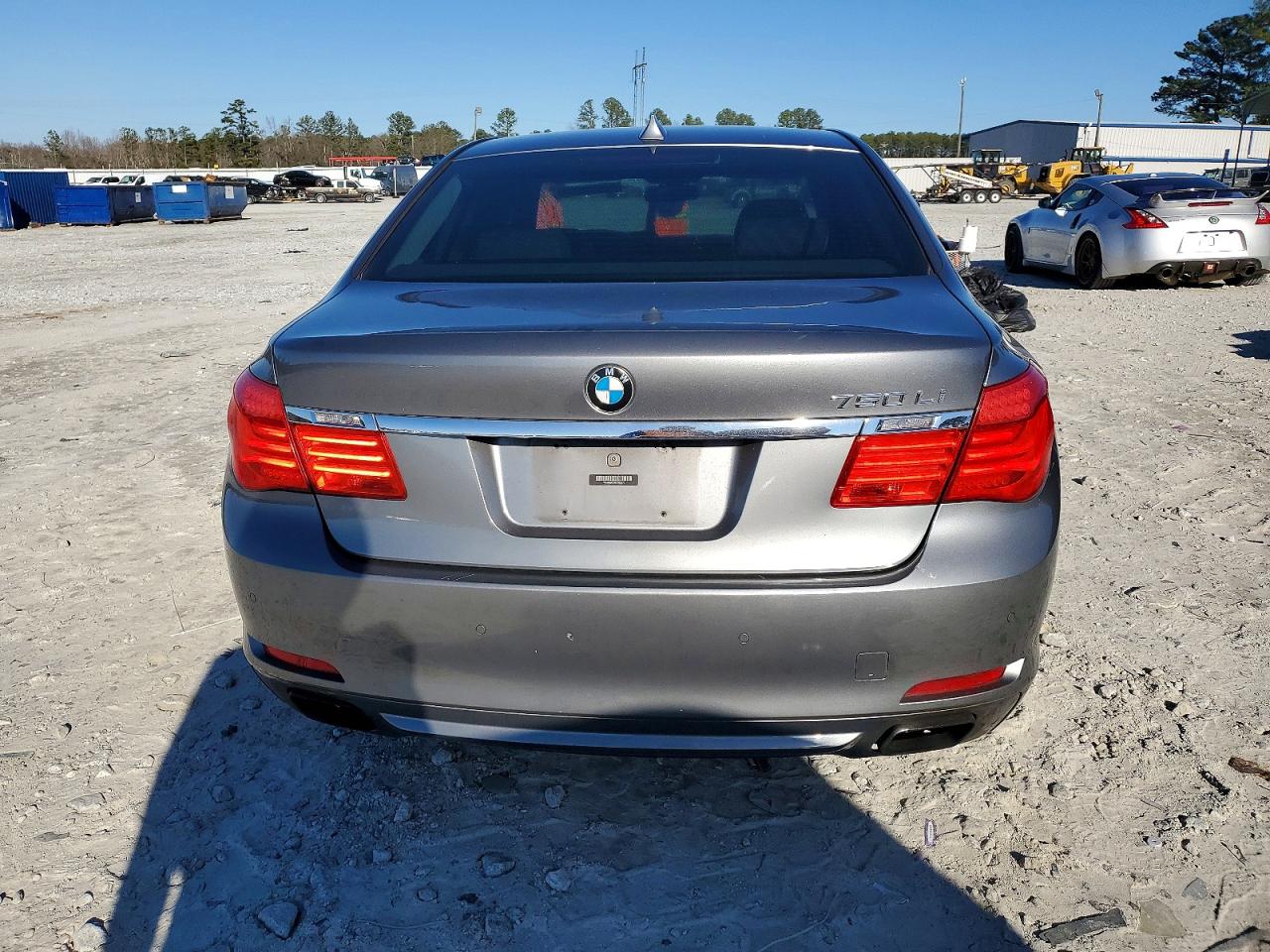 2012 Bmw 750 Li Gray vin: WBAKB8C5XCC963870