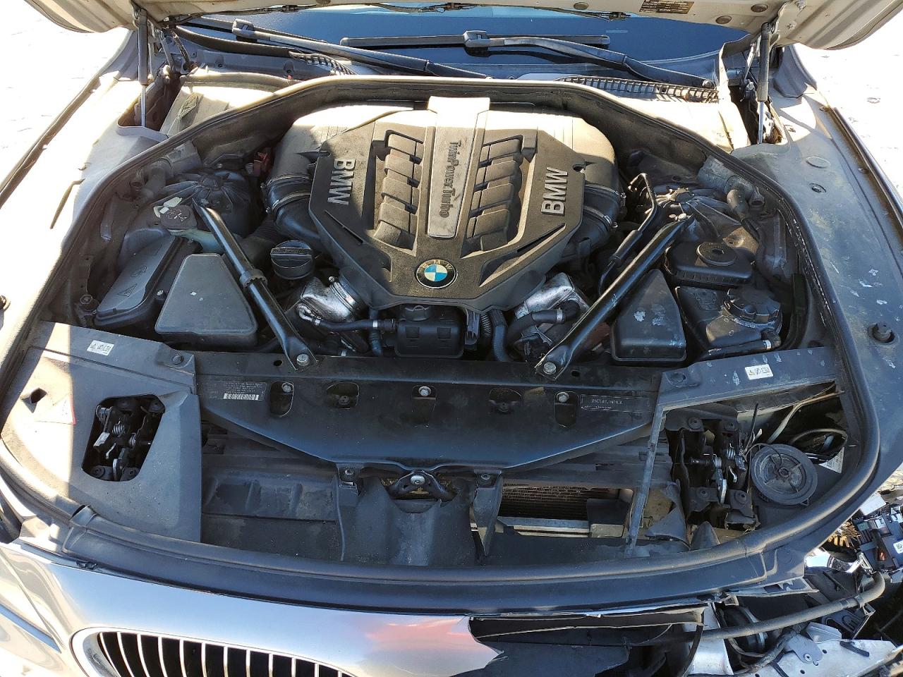 2012 Bmw 750 Li Gray vin: WBAKB8C5XCC963870