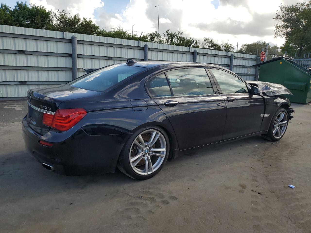 2012 Bmw 750 Li Black vin: WBAKB8C5XCDX20585