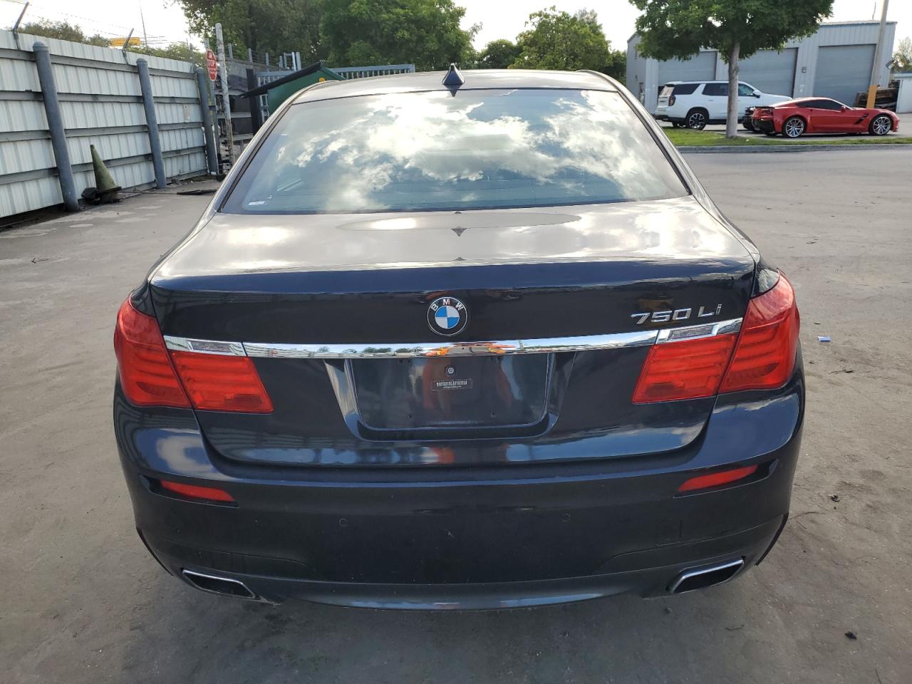 2012 Bmw 750 Li Black vin: WBAKB8C5XCDX20585