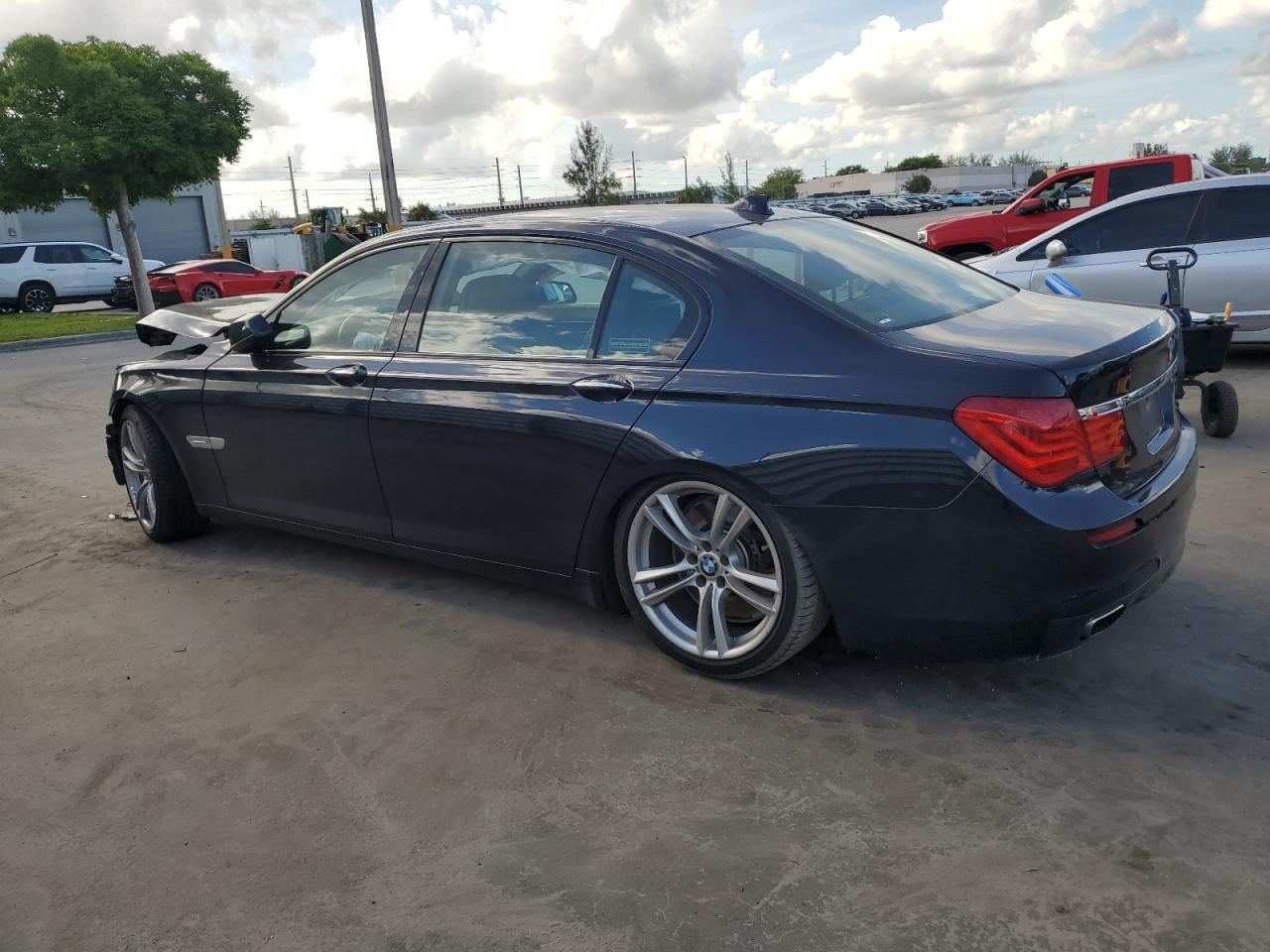 2012 Bmw 750 Li Black vin: WBAKB8C5XCDX20585