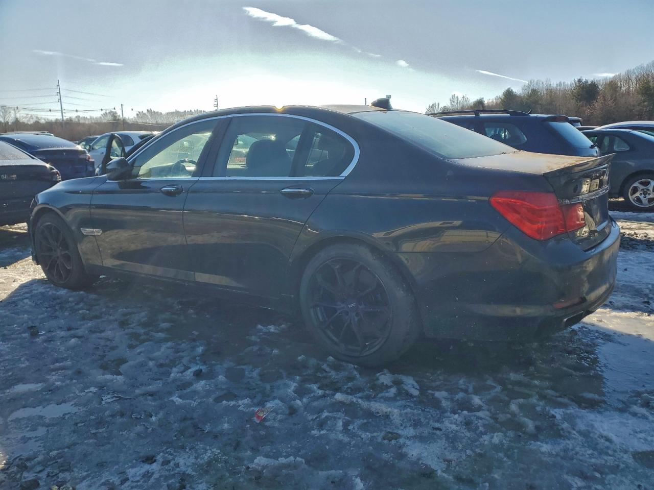 2010 Bmw 750 I Xdrive Black vin: WBAKC6C50AC393540