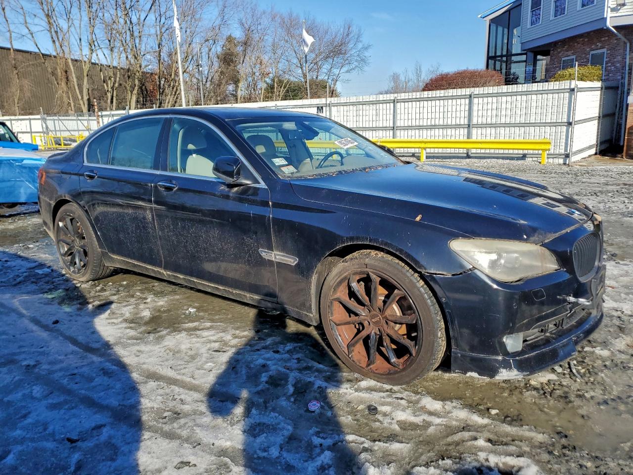 2010 Bmw 750 I Xdrive Black vin: WBAKC6C50AC393540