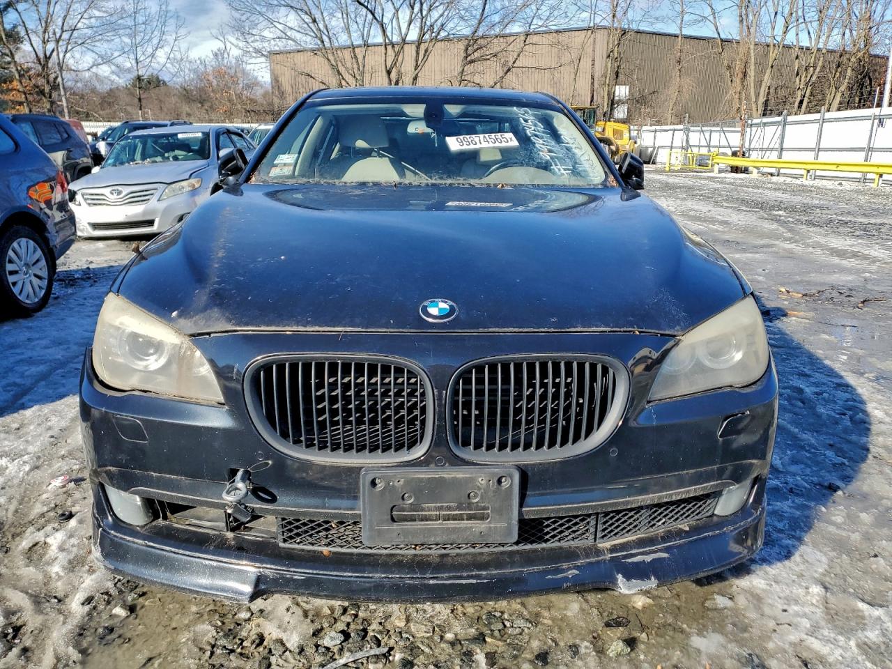 2010 Bmw 750 I Xdrive Black vin: WBAKC6C50AC393540