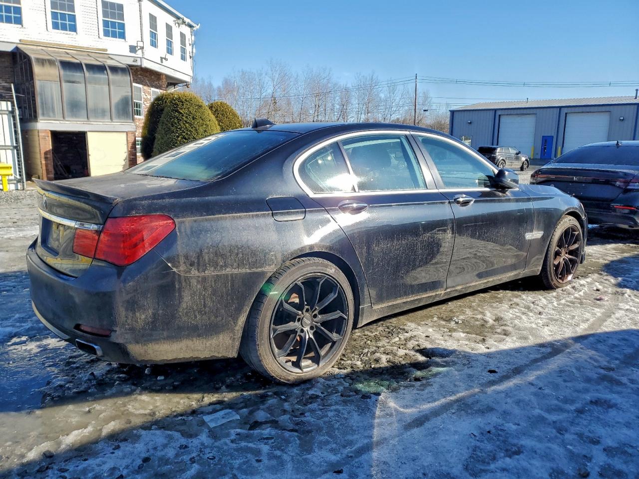 2010 Bmw 750 I Xdrive Black vin: WBAKC6C50AC393540