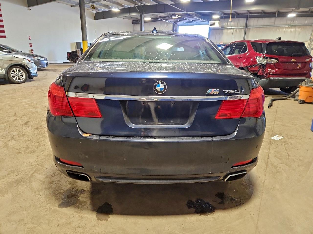 2010 Bmw 750 I Xdrive Blue vin: WBAKC6C51AC393689