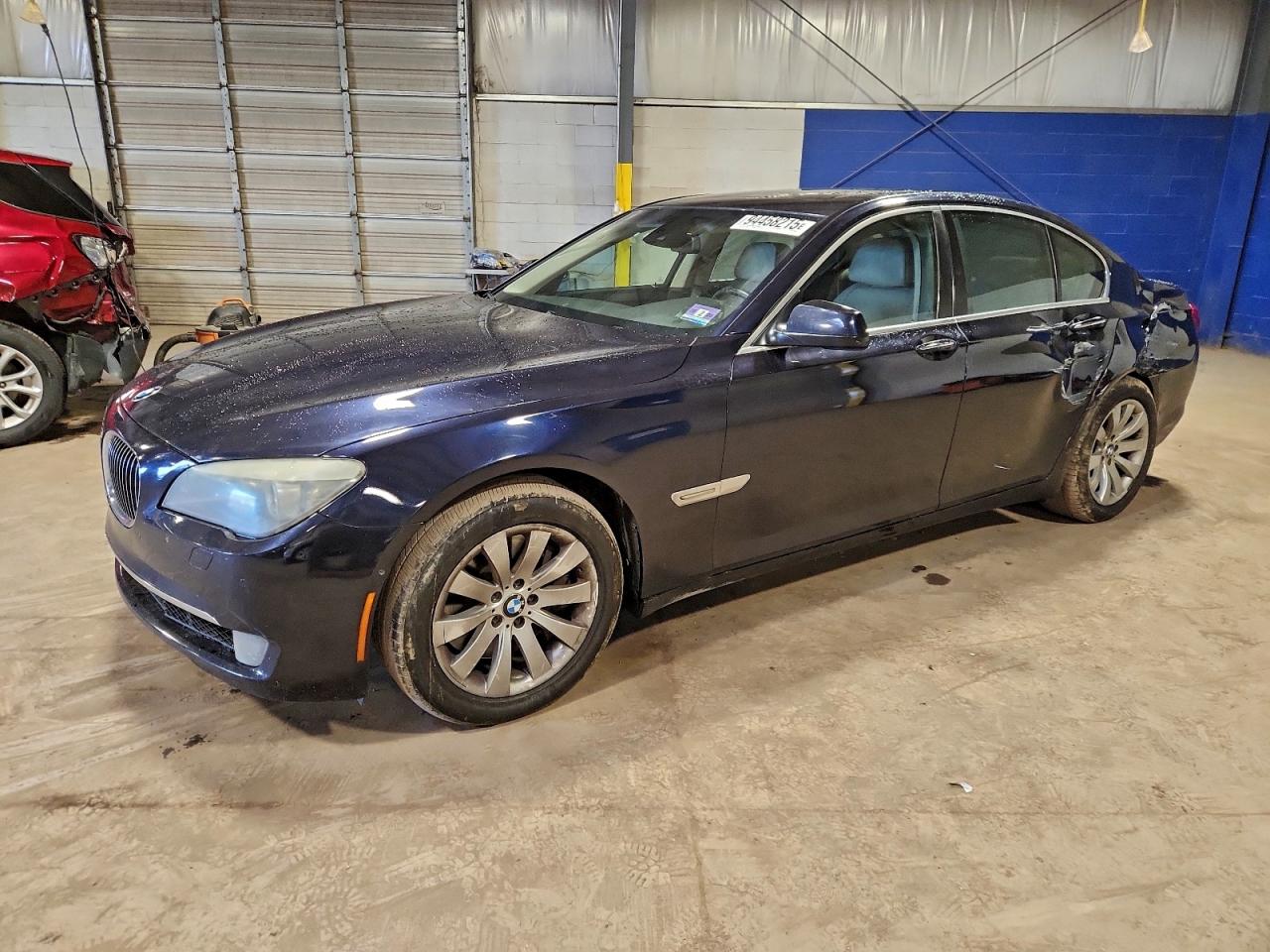 2010 Bmw 750 I Xdrive Blue vin: WBAKC6C51AC393689