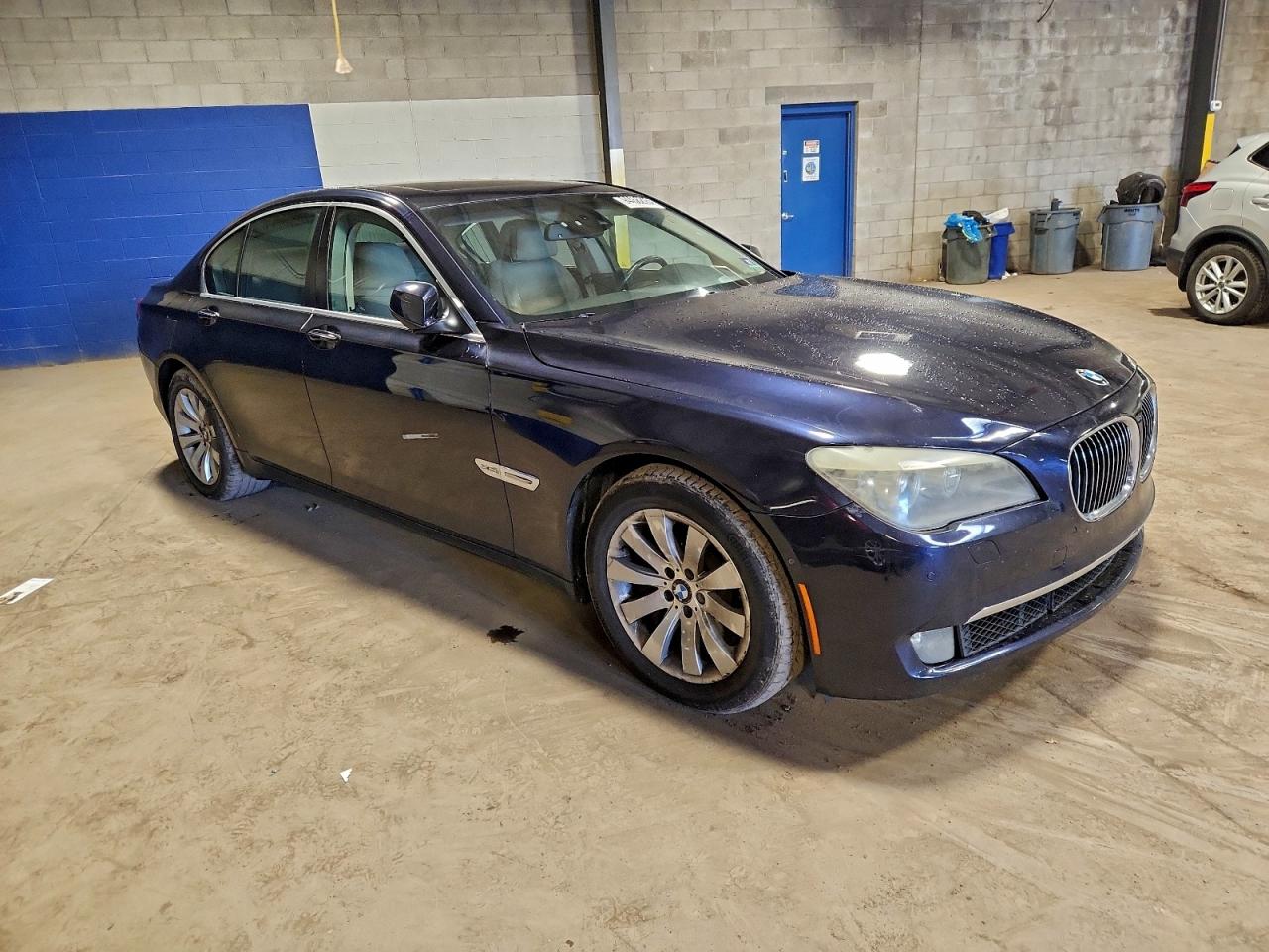 2010 Bmw 750 I Xdrive Blue vin: WBAKC6C51AC393689