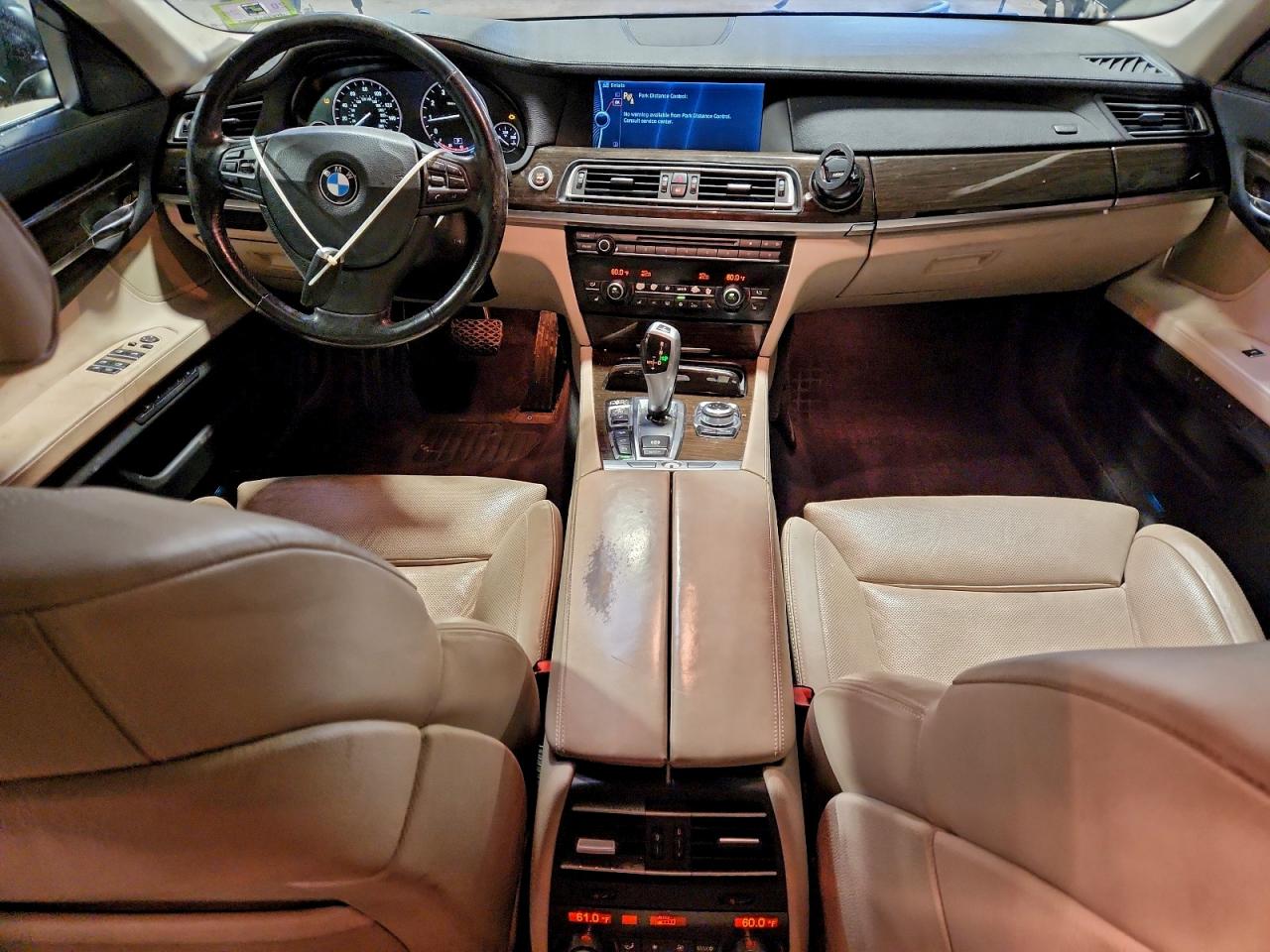 2010 Bmw 750 I Xdrive Blue vin: WBAKC6C51AC393689
