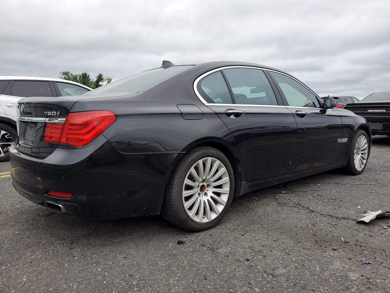 2011 Bmw 750 Xi Black vin: WBAKC6C51BC394634
