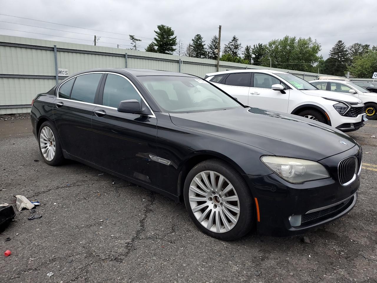 2011 Bmw 750 Xi Black vin: WBAKC6C51BC394634