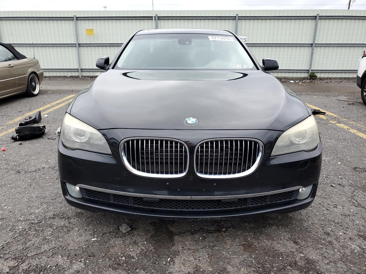 2011 Bmw 750 Xi Black vin: WBAKC6C51BC394634
