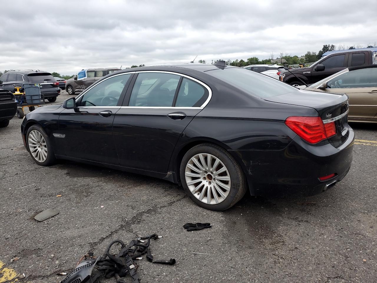 2011 Bmw 750 Xi Black vin: WBAKC6C51BC394634