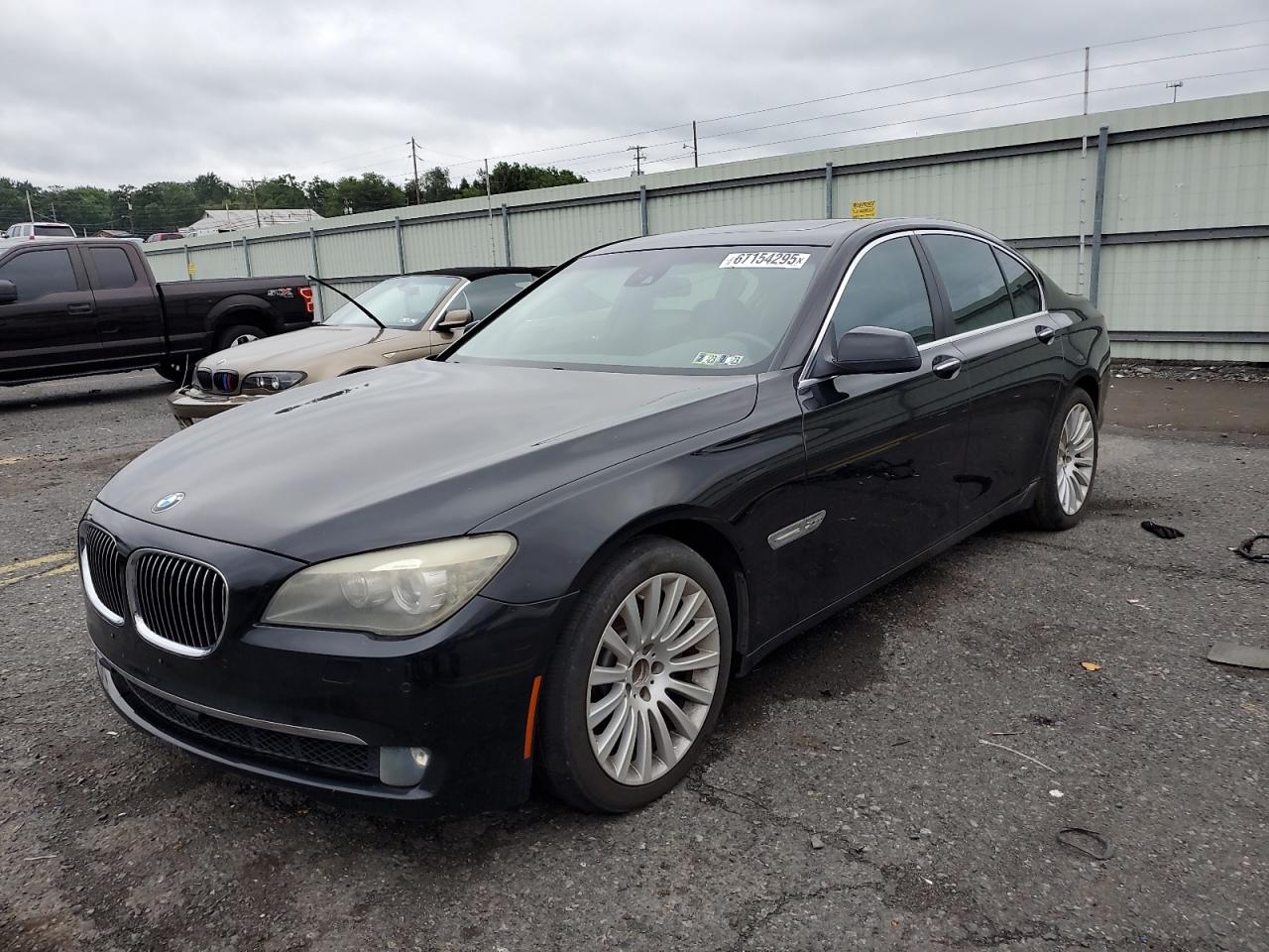 2011 Bmw 750 Xi Black vin: WBAKC6C51BC394634