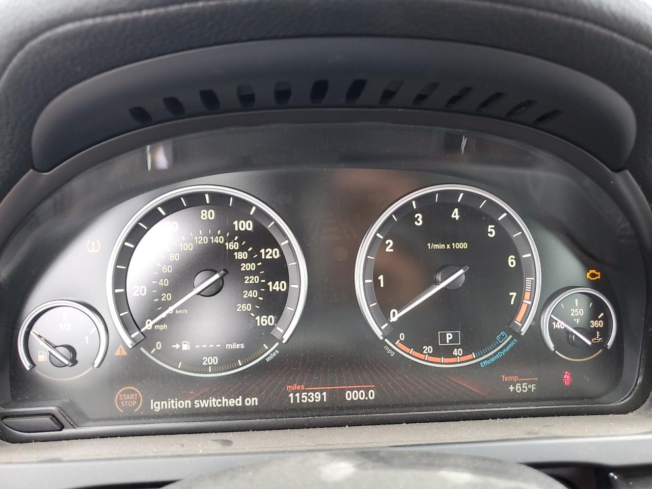 2011 Bmw 750 Xi Black vin: WBAKC6C51BC394634