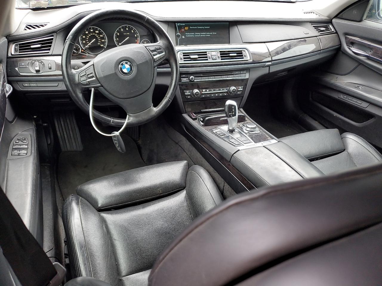 2011 Bmw 750 Xi Black vin: WBAKC6C51BC394634