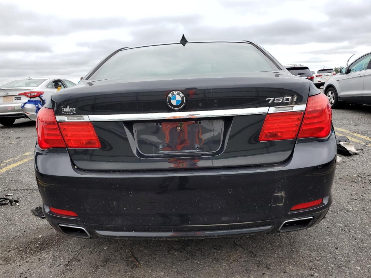 2011 Bmw 750 Xi Black vin: WBAKC6C51BC394634