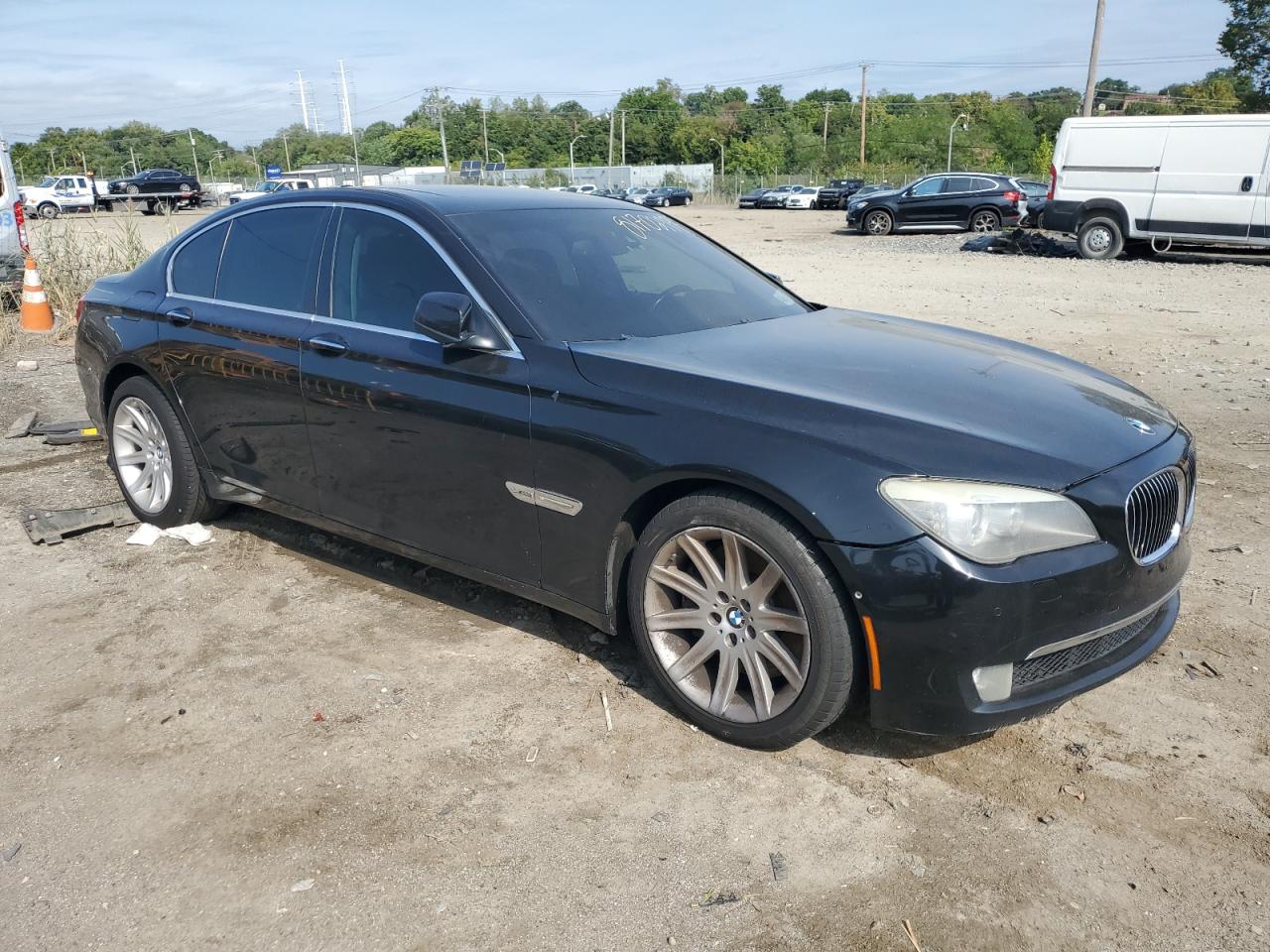 2011 Bmw 750 Xi Black vin: WBAKC6C51BC395220