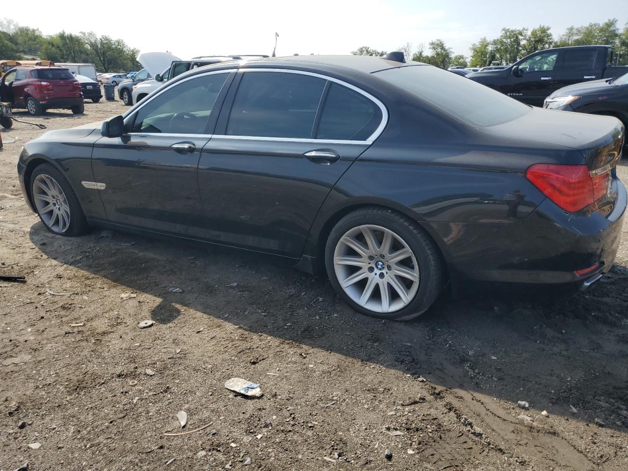 2011 Bmw 750 Xi Black vin: WBAKC6C51BC395220