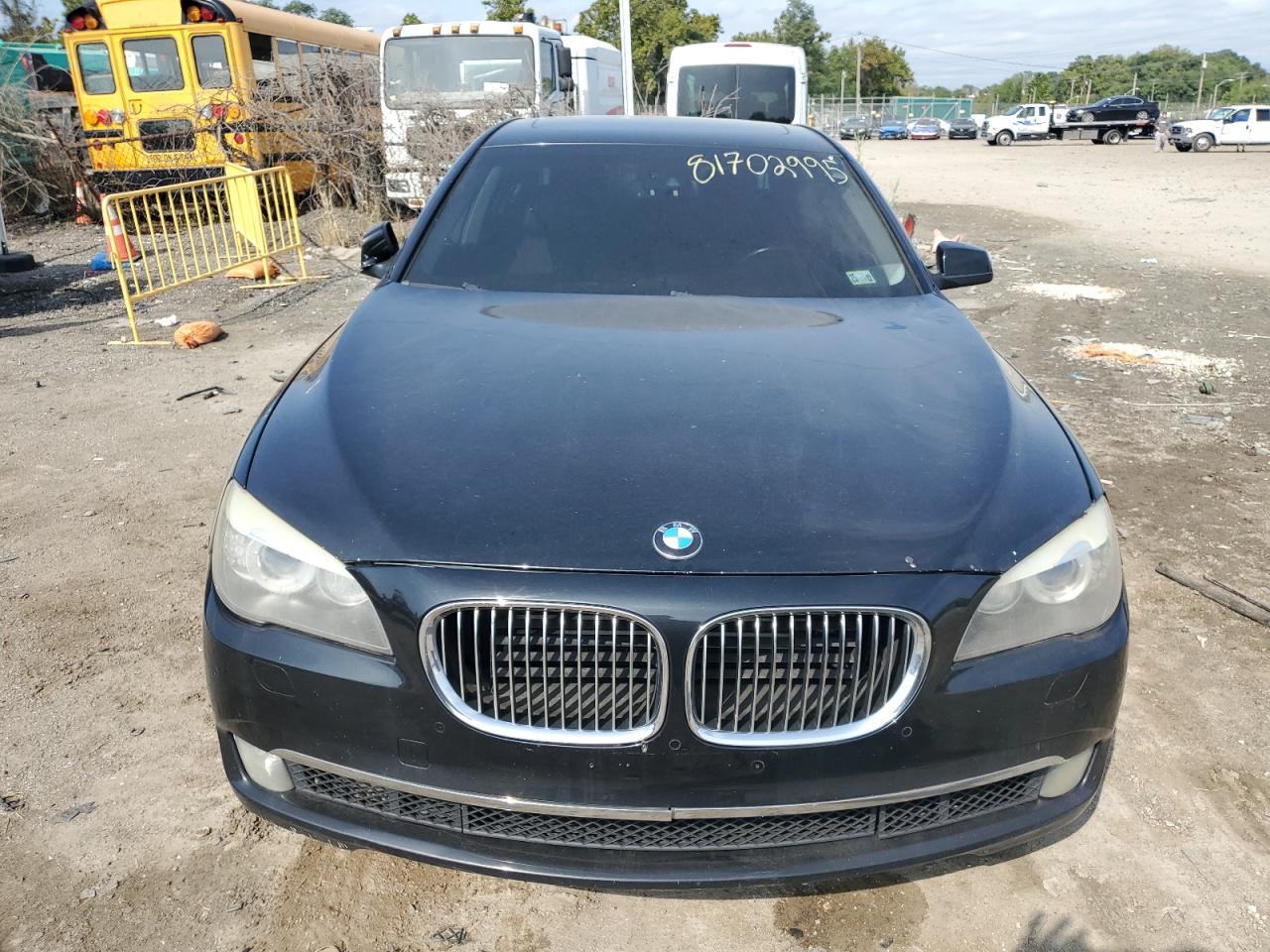 2011 Bmw 750 Xi Black vin: WBAKC6C51BC395220