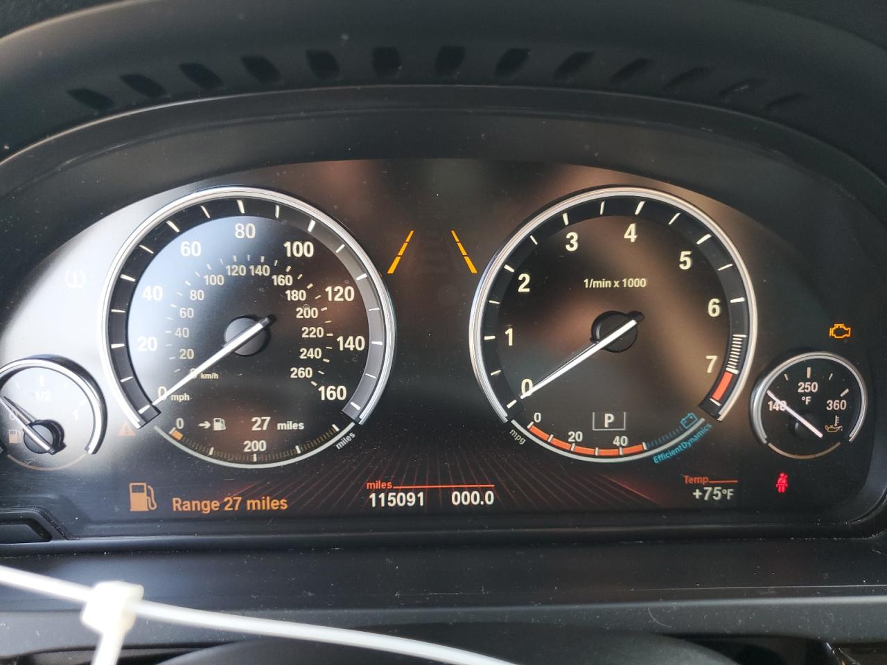 2011 Bmw 750 Xi Black vin: WBAKC6C51BC395220