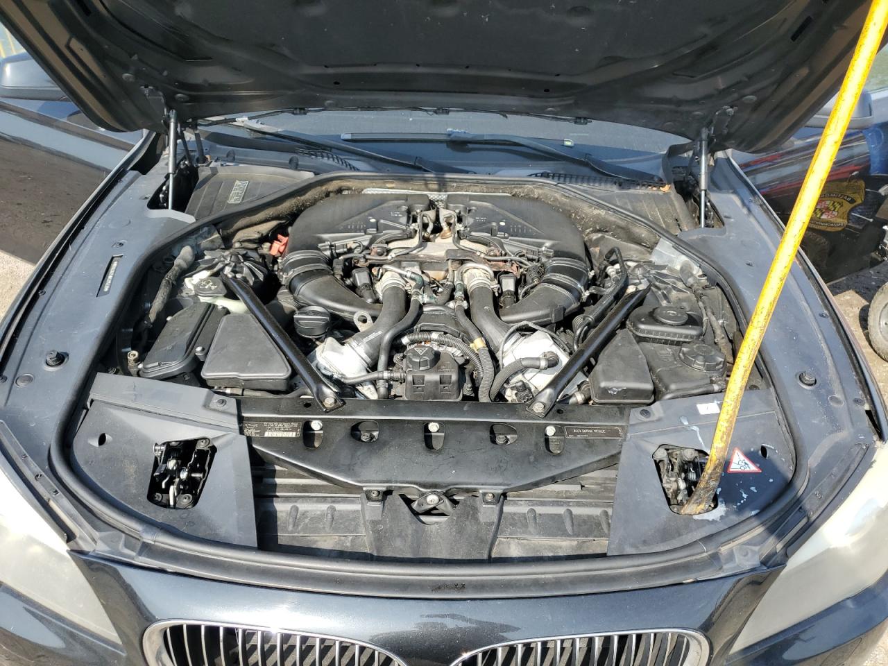 2011 Bmw 750 Xi Black vin: WBAKC6C51BC395220