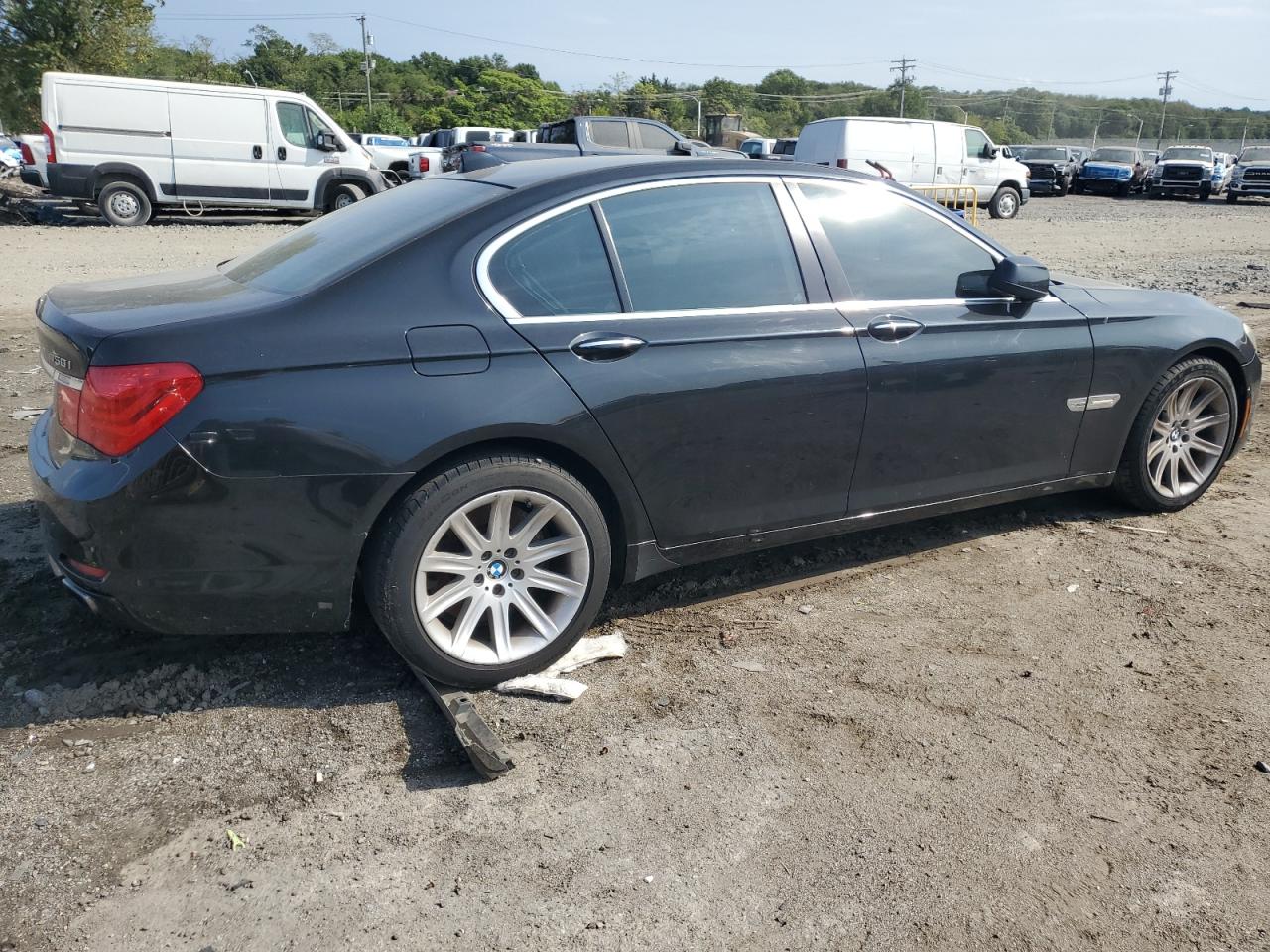 2011 Bmw 750 Xi Black vin: WBAKC6C51BC395220