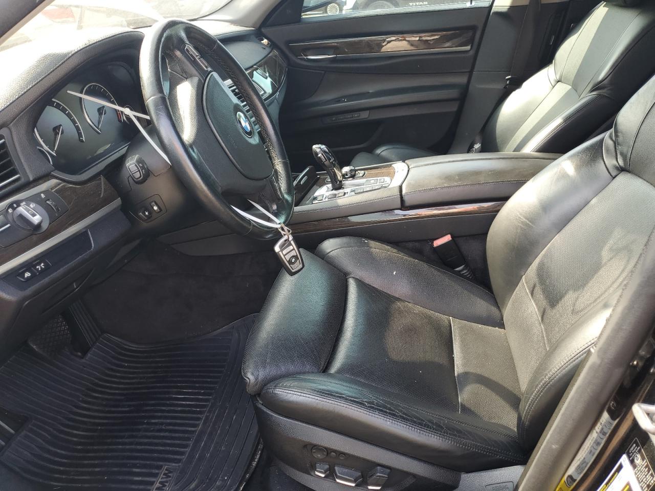 2011 Bmw 750 Xi Black vin: WBAKC6C51BC395220